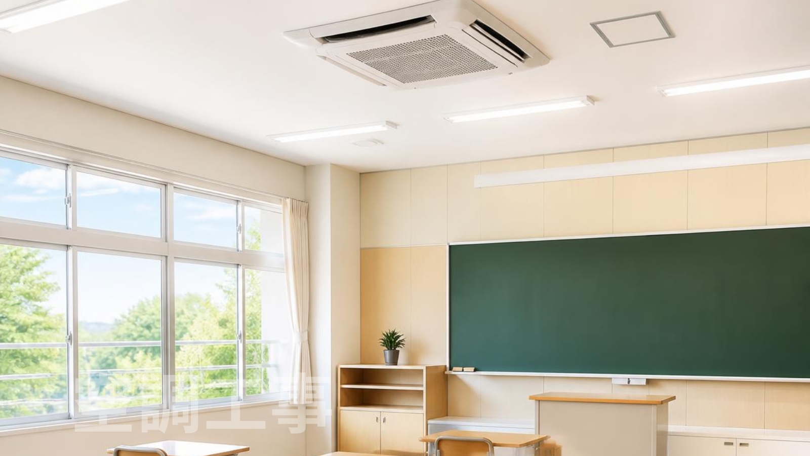 体育館・教室の空調工事