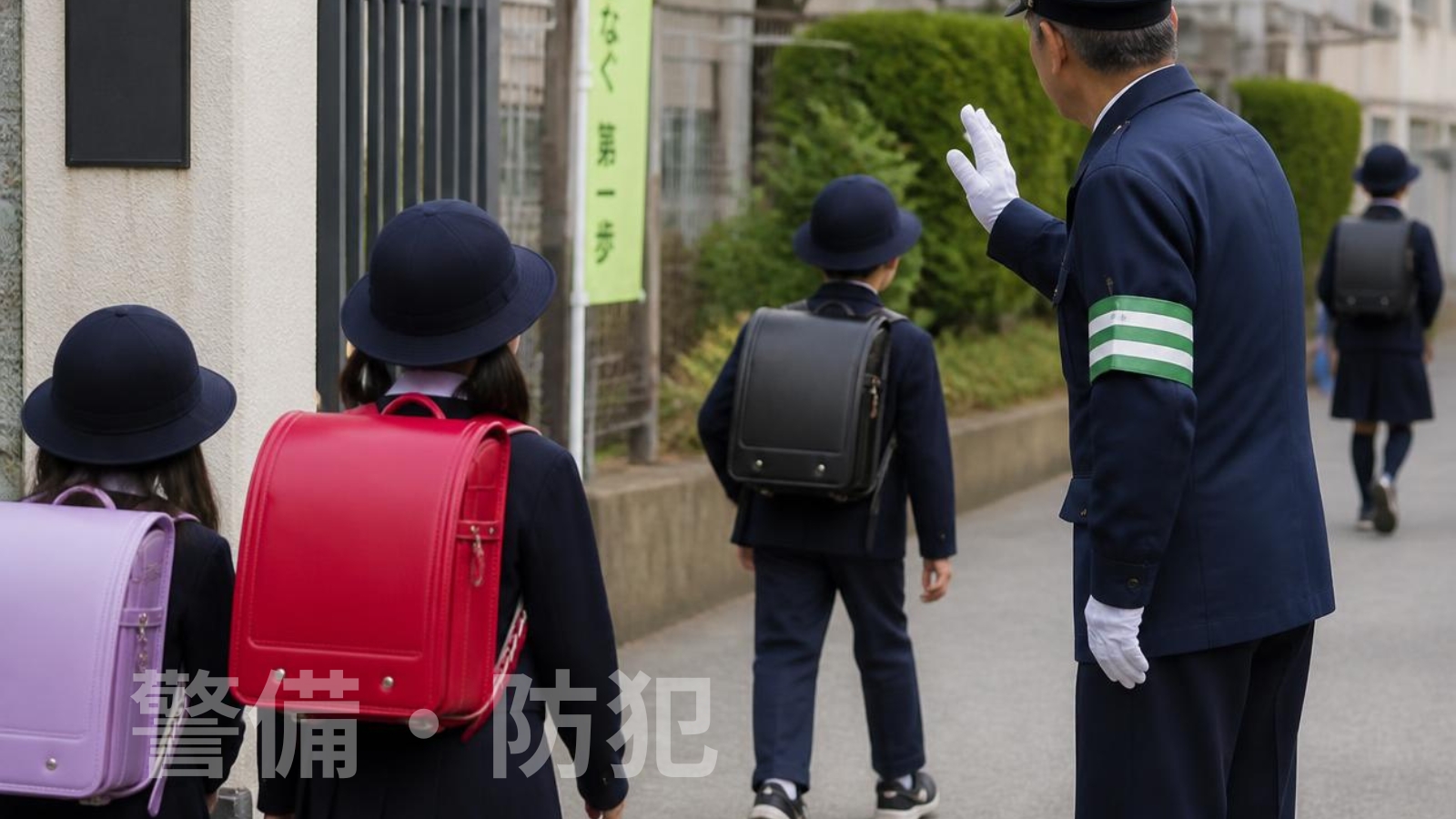 警備スタッフの巡回