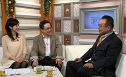 Chairman Nitta appeared on TV (BS11)